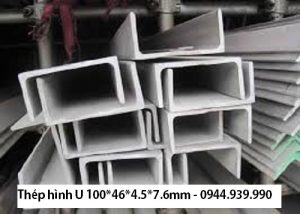 Thép hình U 100*46*4.5*7.6mm