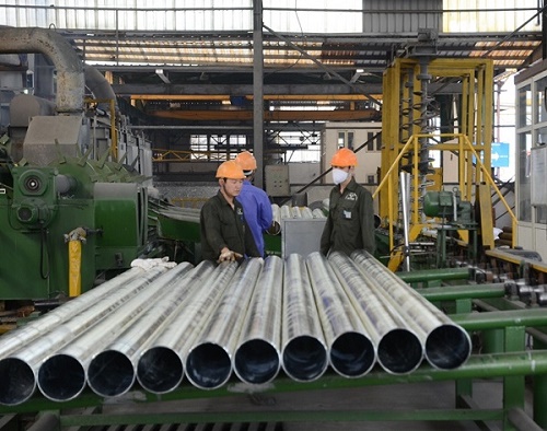 Sản xuất thép ống mạ kẽm