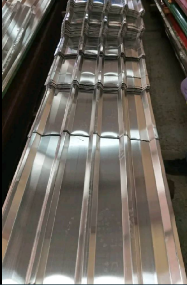 tôn inox 201 cán dập 5 sóng vuông