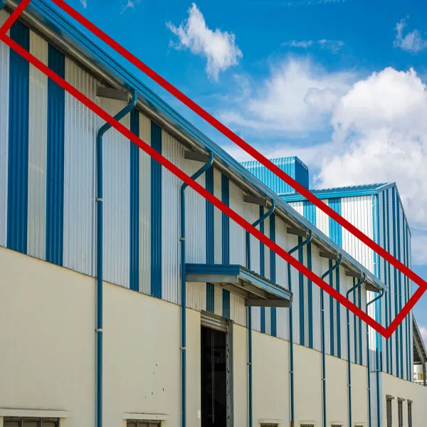 thiết kế máng xối cho nhà xưởng