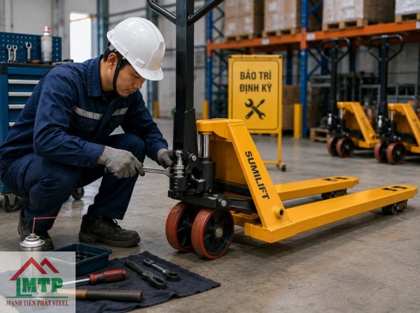 lắp đặt xe nâng