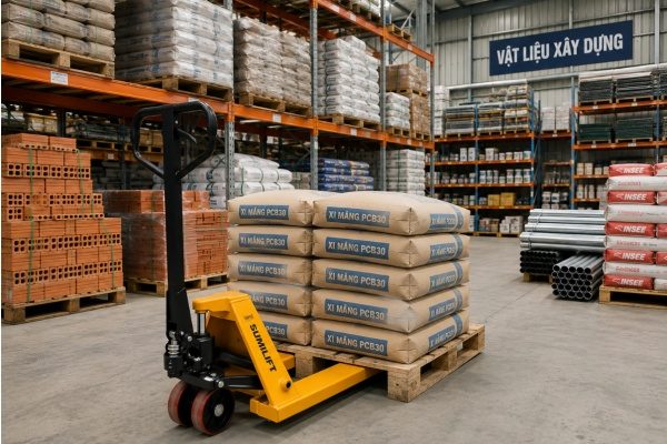 xe nâng vật liệu